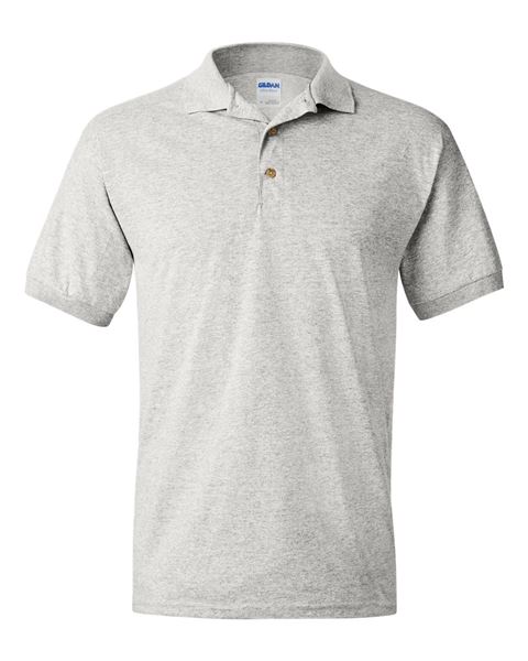 Light gray (Ash) Gildan 8800 DryBlend Jersey Sport Shirt