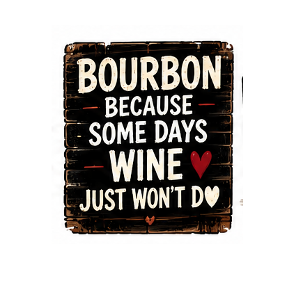Bourbon: Because Some Days Wine Just Won’t Do bourbon apparel design