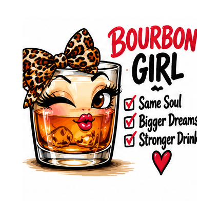 Bourbon Girl bourbon apparel design