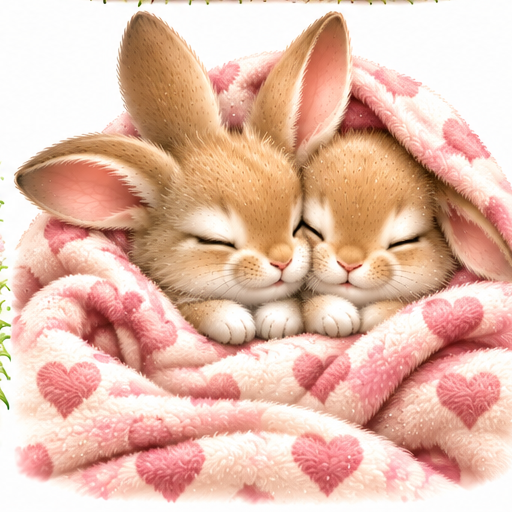 Snuggle Bunnies — soft fluffy bunny design